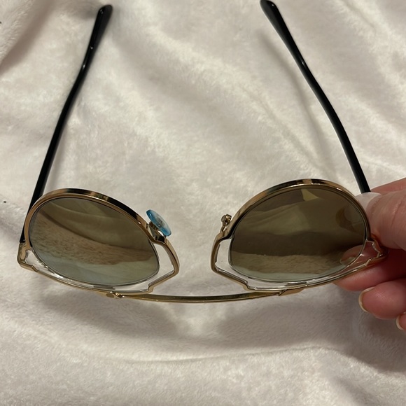 CHRISTIAN DIOR SO REAL SUNGLASSES GOLD - Picture 4 of 11